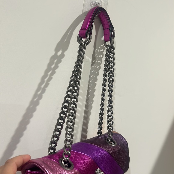 Kurt Geiger Pink and Purple Shoulder Bag THE KENSINGTON - Picture 13 of 14